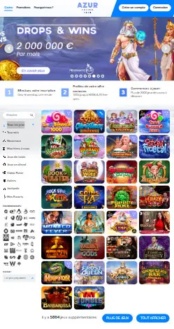 l'application et interface Jackpot Wheel Casino