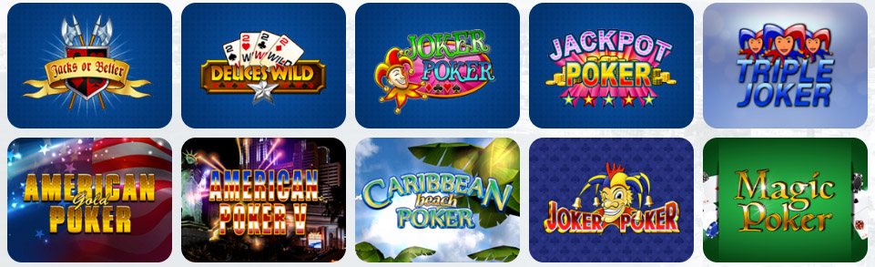 Video Poker JACKPOT WHEEL CASINO